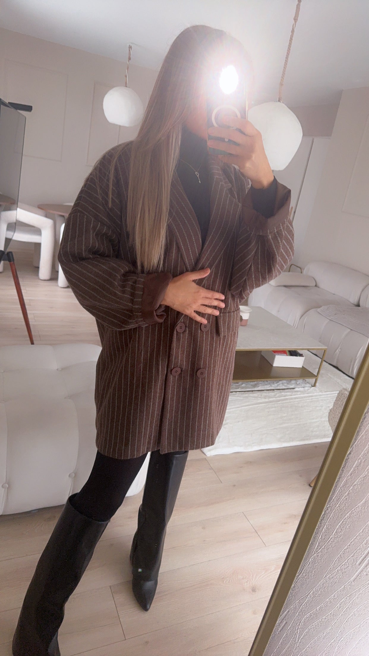 Blazer rayé Mayli