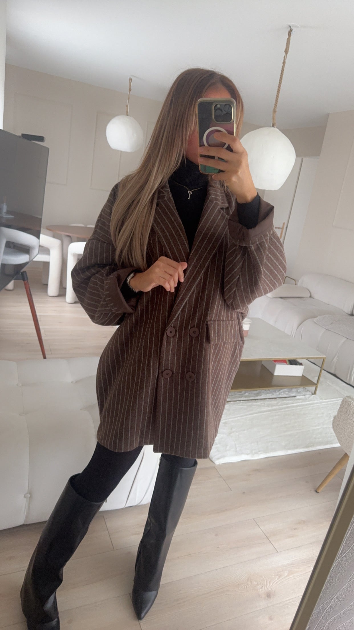 Blazer rayé Mayli